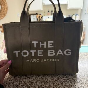 Marc Jacobs Olive Green Tote Bag
